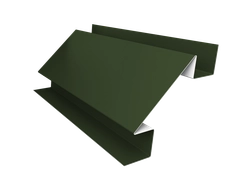 Планка угла внутреннего сложного Блок-хаус новый Grand Line 0,5 Сатин матовый ТХ RAL 6020 хромовая зелень (3м) GL 759749