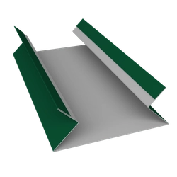Планка угла внутреннего составная верхняя Экобрус Grand Line 0,5 Сатин с пленкой RAL 6005 зеленый мох (2м) GL 512224