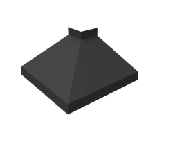 Угол отлива внешний 200 Grand Line 0,5 Сатин матовый с пленкой RAL 7016 антрацитово-серый GL 662064