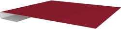 Планка завершающая Grand Line 0,45 ПЭ с пленкой RAL 3003 рубиново-красный (2м) GL 527393