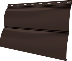 Блок-хаус новый Grand Line 0,5 PurLite матовый с пленкой RAL 8017 шоколад GL 546509