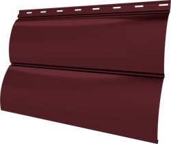 Блок-хаус новый Grand Line 0,45 ПЭ двухсторонний с пленкой RAL 3005 красное вино GL 759401