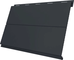 Вертикаль line Grand Line 0,45 ПЭ двухсторонний с пленкой RAL 7024 мокрый асфальт GL 588596
