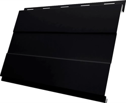 Вертикаль проф Grand Line 0,45 Drap ТР с пленкой RAL 9005 черный GL 692967