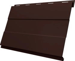 Вертикаль проф Grand Line 0,45 Drap ТХ двухсторонний с пленкой RAL 8017 шоколад GL 803292
