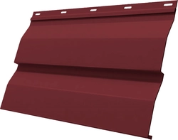 Корабельная доска Grand Line 0,45 ПЭ двухсторонний с пленкой RAL 3005 красное вино GL 803462