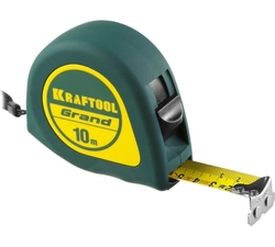 Рулетка Kraftool Grand 10м/25мм с ударостойким корпусом (ABS) и противоскользящим покрытием (34022-10-25) GL 474630