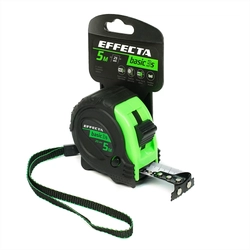 Рулетка Effecta Basic 5м с магнитом, 3 фиксатора (570525S) GL 220301
