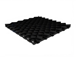 Решетка газонная Gidrolica Eco Pro 60.60.4 - пластиковая черная (606) GL 447572