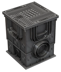 Колодец коммуникационный Master Aquastok 350х350х420 с крышкой (4355) GL 693471