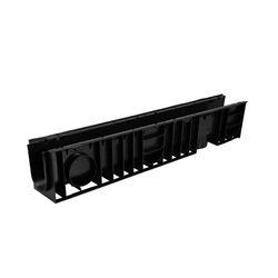 Лоток водоотводный пластиковый Aquastok Norma 100 Н180 класс нагрузки С250 1000х148х180 (11018) GL 545872