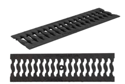 Решетка чугунная щелевая Aquastok Norma 100 D400 косичка 500х136 (31017D) GL 667275
