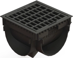 Поворот Аquastok AQUA-TOP Series X с пластиковой решеткой (комплект) H90, класс нагрузки А, 136х136х90 (1096х) GL 823329