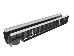 Лоток водоотводный Gidrolica Super ЛВ -10.14,5.15,5 - пластиковый, кл. Е600 (0800) GL 284161