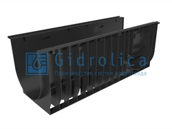 Лоток водоотводный Gidrolica Standart ЛВ-30.38.38 - пластиковый (830) GL 365709