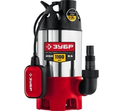 Насос дренажный для грязной воды Зубр НПГ-М3-1100-С GL 653052