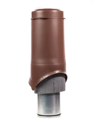 Выход вентиляции Krovent Pipe-VT 150 изолированный коричневый GL 97568