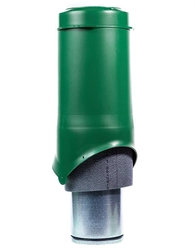 Выход вентиляции Krovent Pipe-VT 125 изолированный зеленый GL 97564