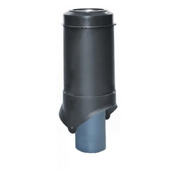 Выход канализации Krovent Pipe-VT 125/100 изолированный черный GL 246423