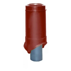 Выход канализации Krovent Pipe-VT 125/100 изолированный красный GL 207047