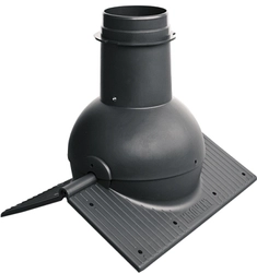 Элемент коньковый Кrovent Pipe-Cone черный GL 98205