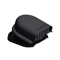 Вентиль кровельный Krovent KTV-Cascade черный GL 757554