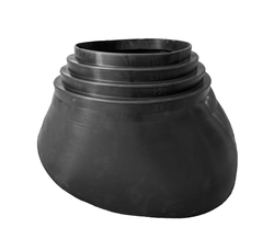 Ворот резиновый XL Vilpe 175-250 мм черный GL 278621