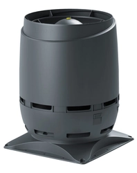 Вентилятор Vilpe Flow Eсo200S с основанием 400x400 серый GL 278122