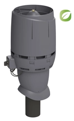 Вентилятор крышный Vilpe Flow Есo110P/500 серый GL 278751