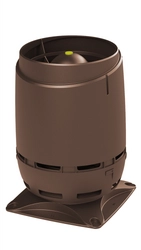 Выход вентиляционный Vilpe Flow 125S с основанием 250x250 коричневый GL 278203