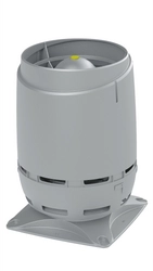 Выход вентиляционный Vilpe Flow 125S с основанием 250x250 светло-серый GL 278208