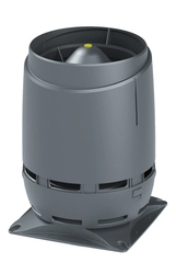 Выход вентиляционный Vilpe Flow 160S с основанием 300x300 серый GL 278211