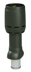 Выход вентиляционный Vilpe Flow 125/160/700 ИЗ зеленый GL 217659