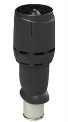 Выход вентиляционный Vilpe Flow 160/ИЗ/700 черный GL 207644