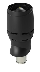 Выход вентиляционный Vilpe Flow XL 160/ИЗ/500 черный GL 277568