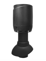 Выход канализации вентиляционный Vilpe Flow 110/300/H черный GL 277557