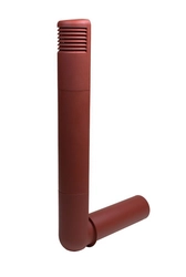 Дефлектор цокольный Vilpe Ross 125/135 красный GL 60435