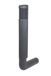 Дефлектор цокольный Vilpe Ross 200/210 серый GL 68189