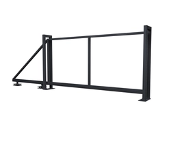 Ворота откатные Жалюзи 2,0х4,5 RAL 7024 без заполнения GL 268090