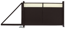 Ворота откатные Estet Plus 2,0х3,5 RAL RR 32/1014 GL 248798