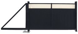 Ворота откатные Estet Plus 2,4х3,5 RAL 7024/1013 GL 567397