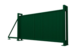 Ворота откатные Estet 2,0х4,5 RAL 6005 GL 58198
