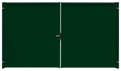 Ворота Estet 1,65х3,6 RAL 6005 GL 41654