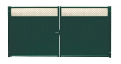 Ворота Estet Plus 2,0х3,6 RAL 6005/1013 GL 452920