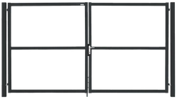 Ворота Colority цинк с замком 2,0х4,0 RAL 7016 GL 678013