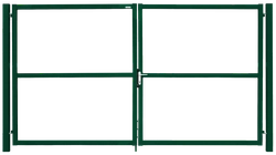 Ворота Colority цинк с замком 2,0х4,0 RAL 6005 GL 222670