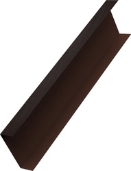 Декоративная накладка на столб универсальная 80х80 для забора жалюзи Grand Line 0,45 Принт Элит Кофейное дерево TwinColor (2м) GL 622734