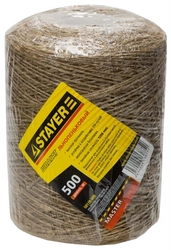 STAYER  500 м, d 1.4 мм, 1250 текс, 13.5 кгс, льнопеньковый шпагат (50110-500) 50110-500
