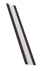 Крепежная планка для забора жалюзи Милан, Милан Слим, Токио Grand Line 0,45 Drap ТХ RR 32 темно-коричневый (3м) GL 627009