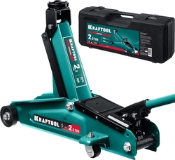 KRAFTOOL  RIGID, 130 - 375 мм, подкатной домкрат с увеличенным подъемом (43452-2-K) 43452-2-K